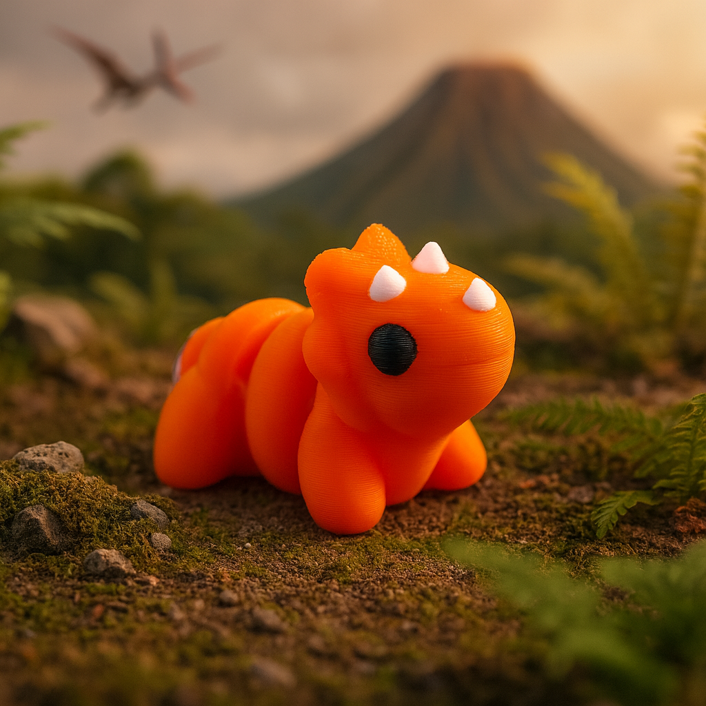 Emberhorn the Playful Triceratops