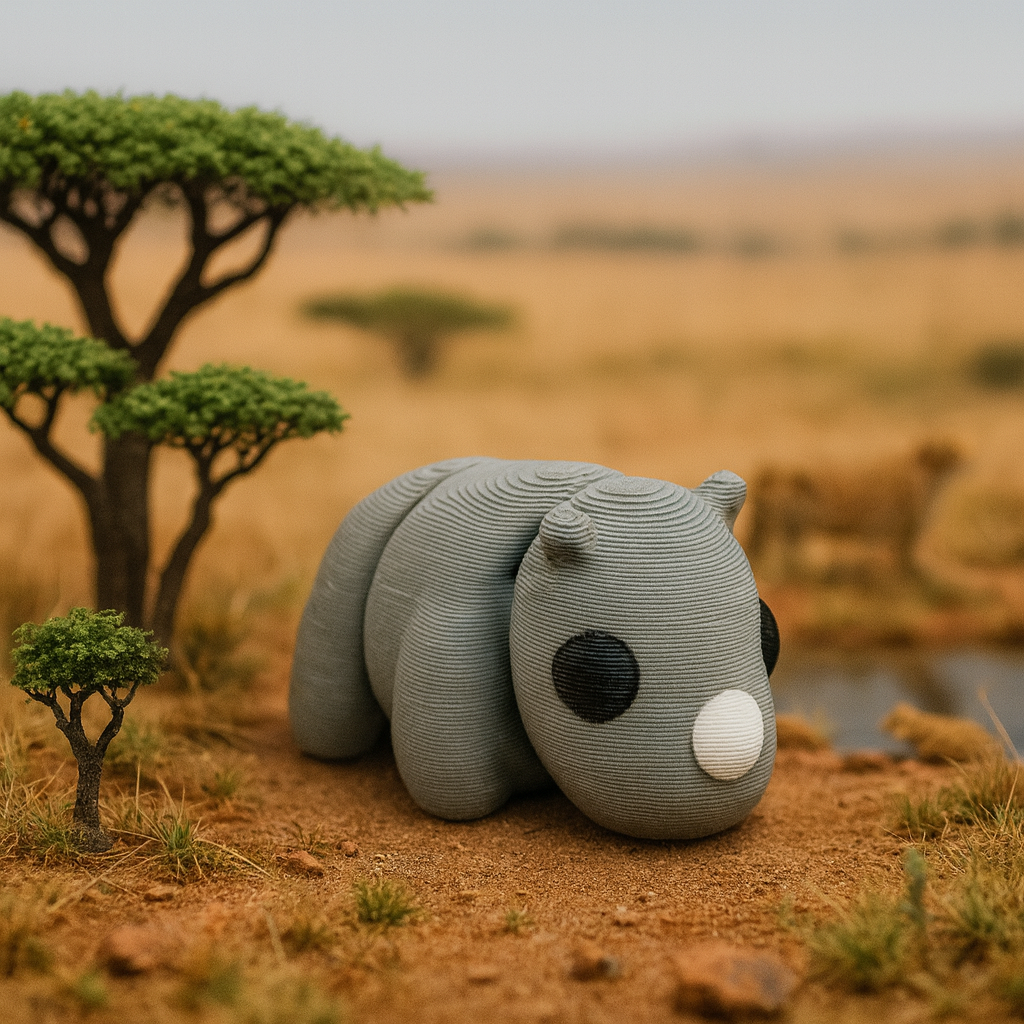 Pebblehorn the Pocket Rhino – Safari Adventure Mini Toy