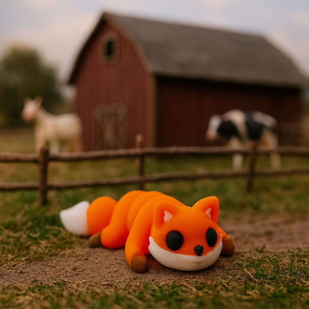 Squishy McPounce – The Cuddly Fox Figurine
