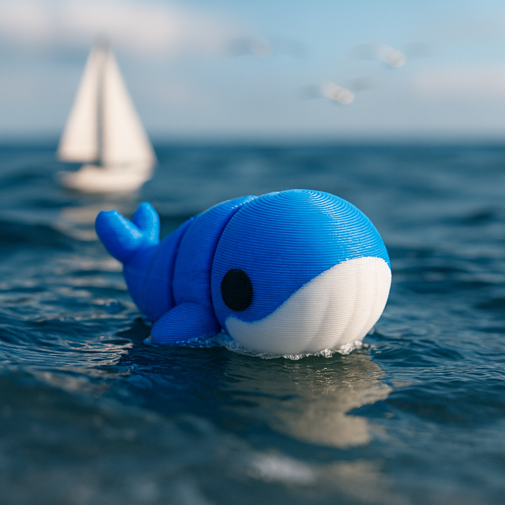Bloop the Mini Whale – Flexi Ocean Buddy