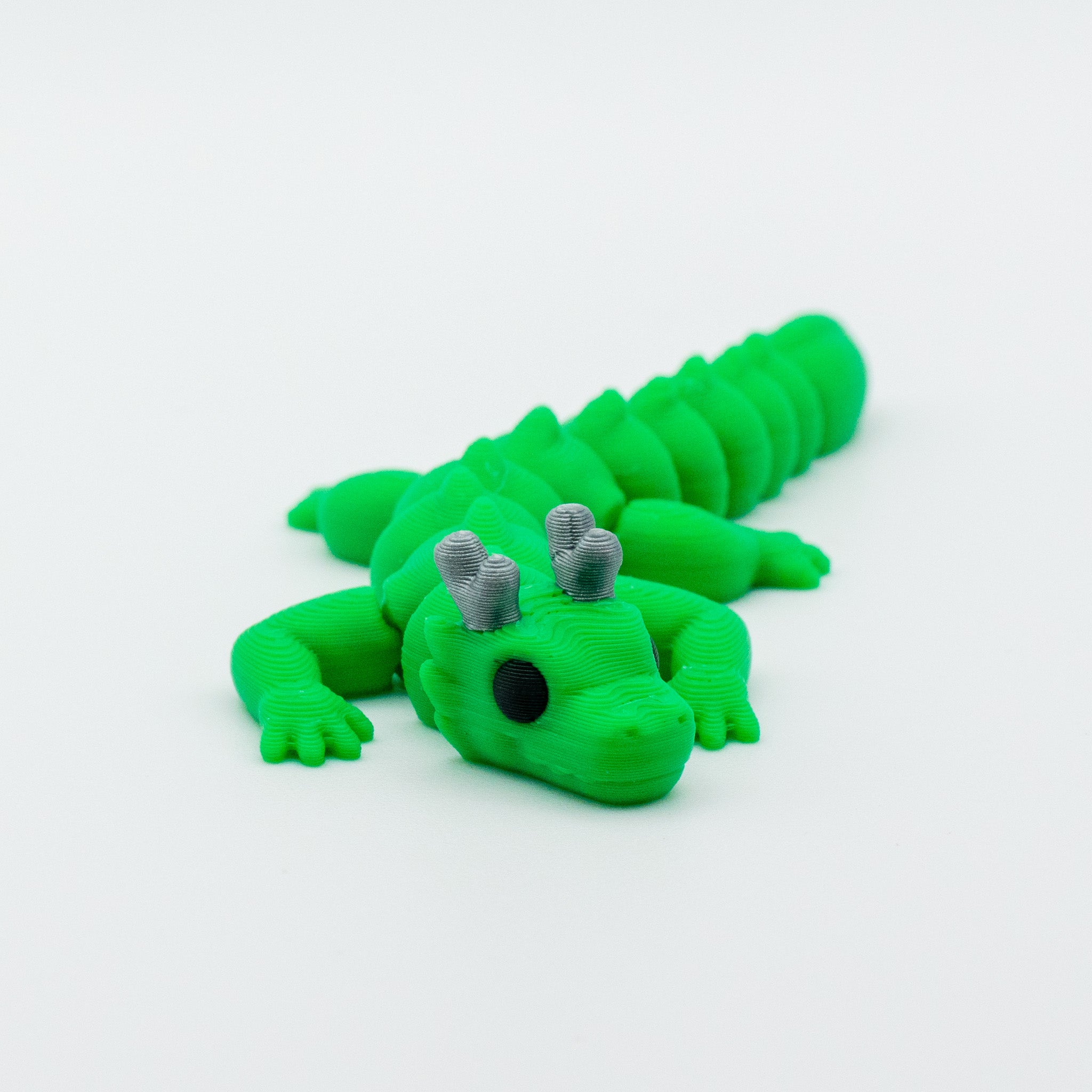 Dragon Flexi 3D Printed Articulated Mini Toy Figurine | Zubiloo